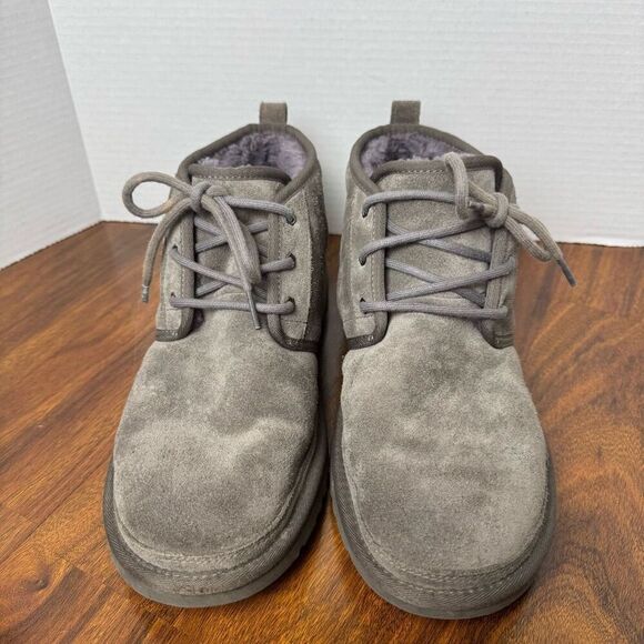 UGG Men's Neumel Boot Charcoal Gray Suede Size 10 Chukka Boot - Picture 6 of 13